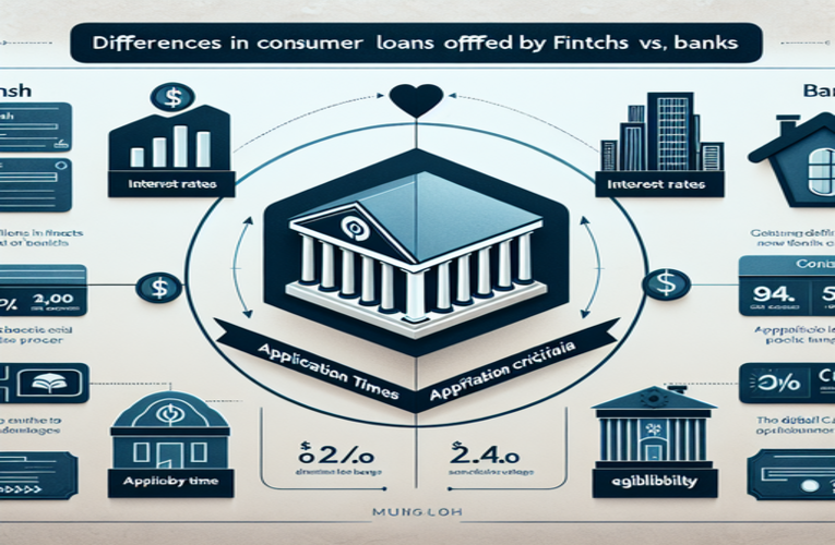 Jakie są różnice w kredytach konsumenckich oferowanych przez fintechy w porównaniu do banków